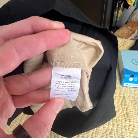 Talbot Stylish Tan and Black Dress - Picture 4 of 6